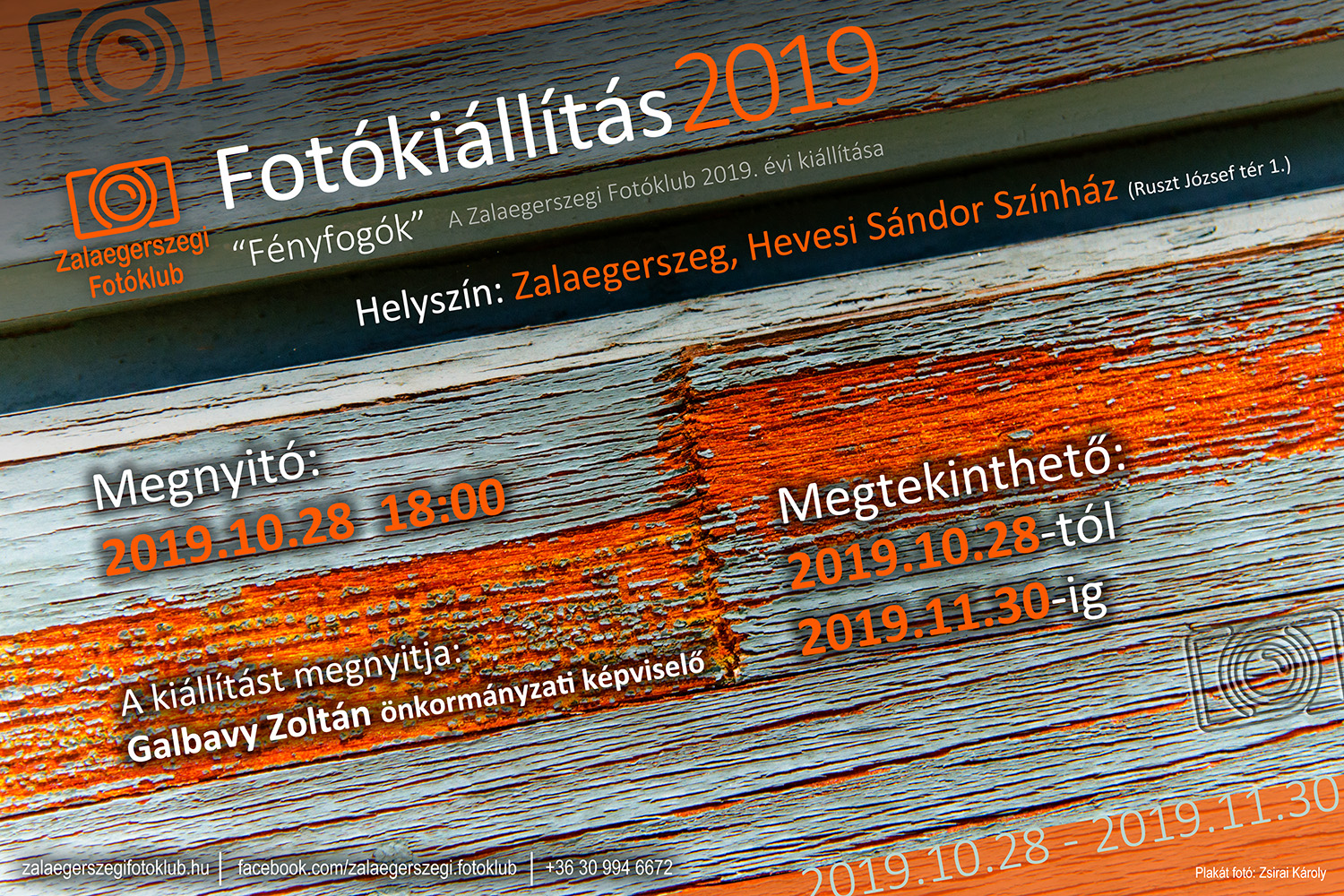 Zalaegerszegi Fot&oacute;klub 2019 Ki&aacute;ll&iacute;t&aacute;s